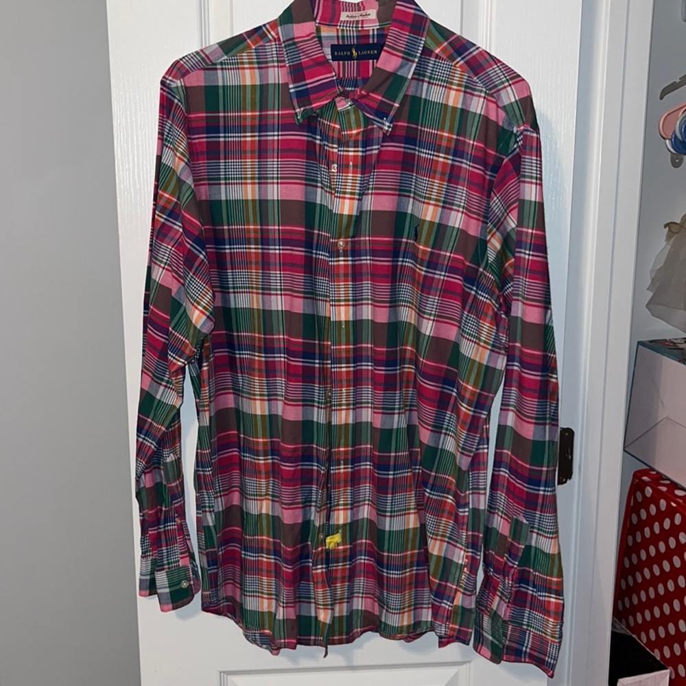 Polo Ralph Lauren Authentic Indian Madras Button Down